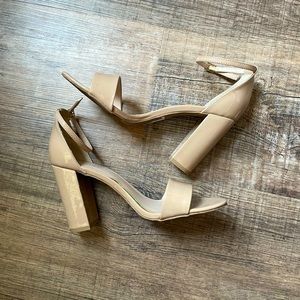 Le Chateau Nude High Heel Sandal